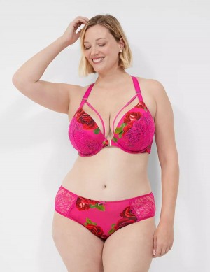 Lane Bryant Lace-Back Brutaal Panty Dames Roze Fuchsie | QDV70100QF