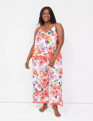 Lane Bryant Printed Cami & Pant PJ Set Pyjama Dames Oranje Gekleurd | SCJ6018RC