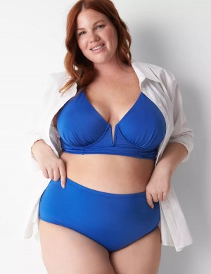 Lane Bryant Swim Slips Dames Blauw | EHW7068RQ