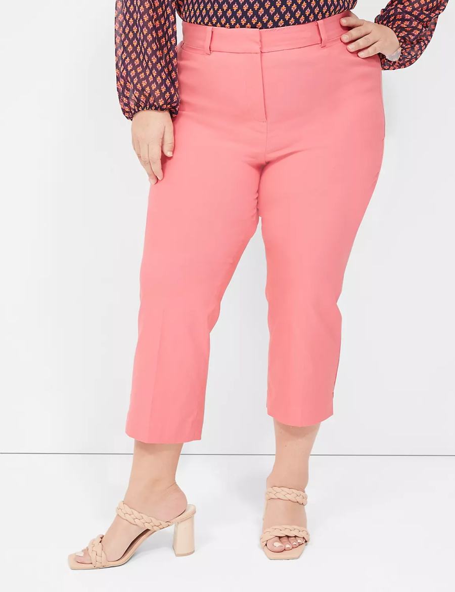 Lane Bryant 4-Season Slim Capri Broek Dames Koraal | OGI4080BD