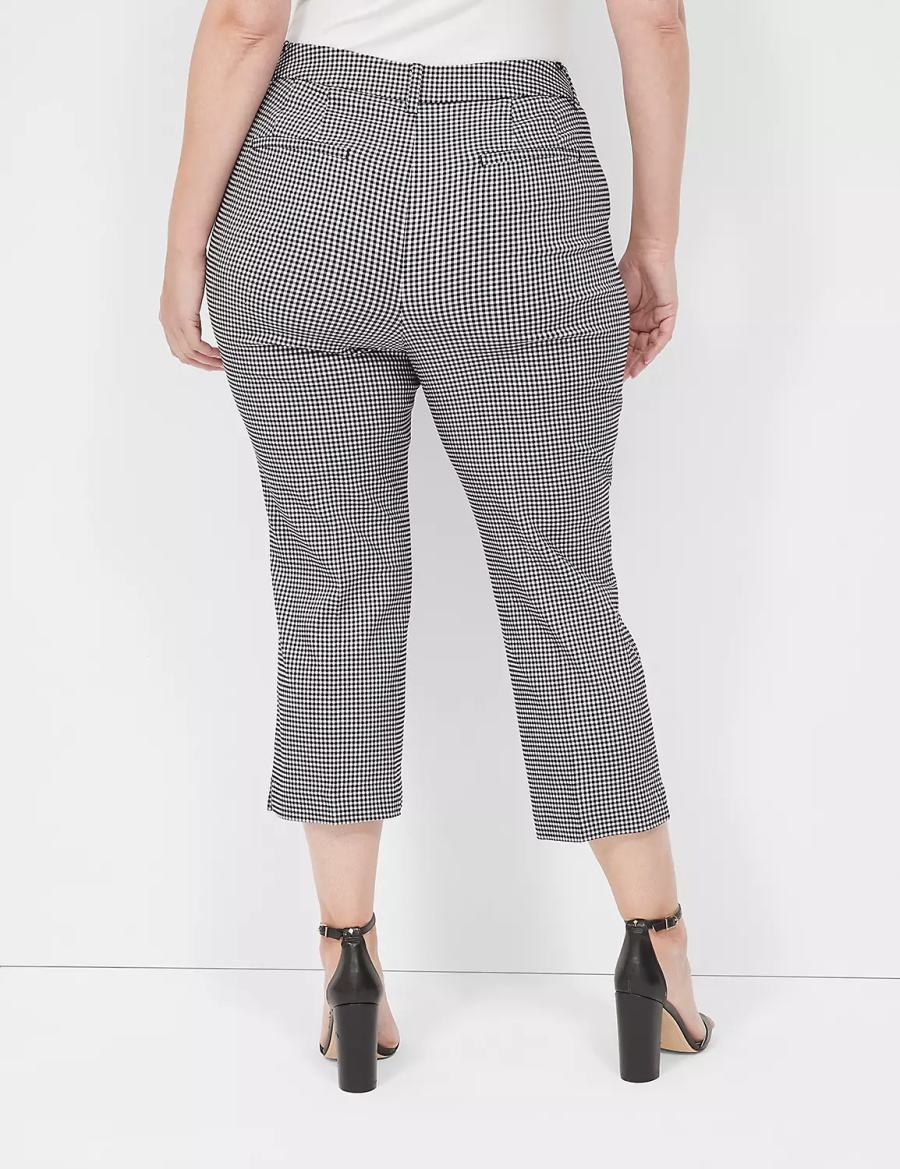Lane Bryant 4-Season Slim Capri Broek Dames Zwart | OCF2052ED