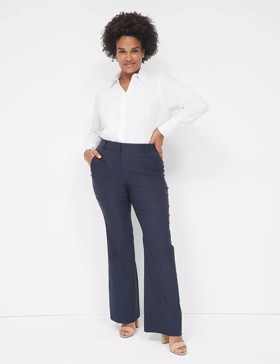 Lane Bryant Boot 4-Season Broek Dames Blauw | KCD1010FJ