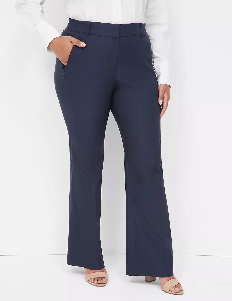 Lane Bryant Boot 4-Season Broek Dames Blauw | KCD1010FJ