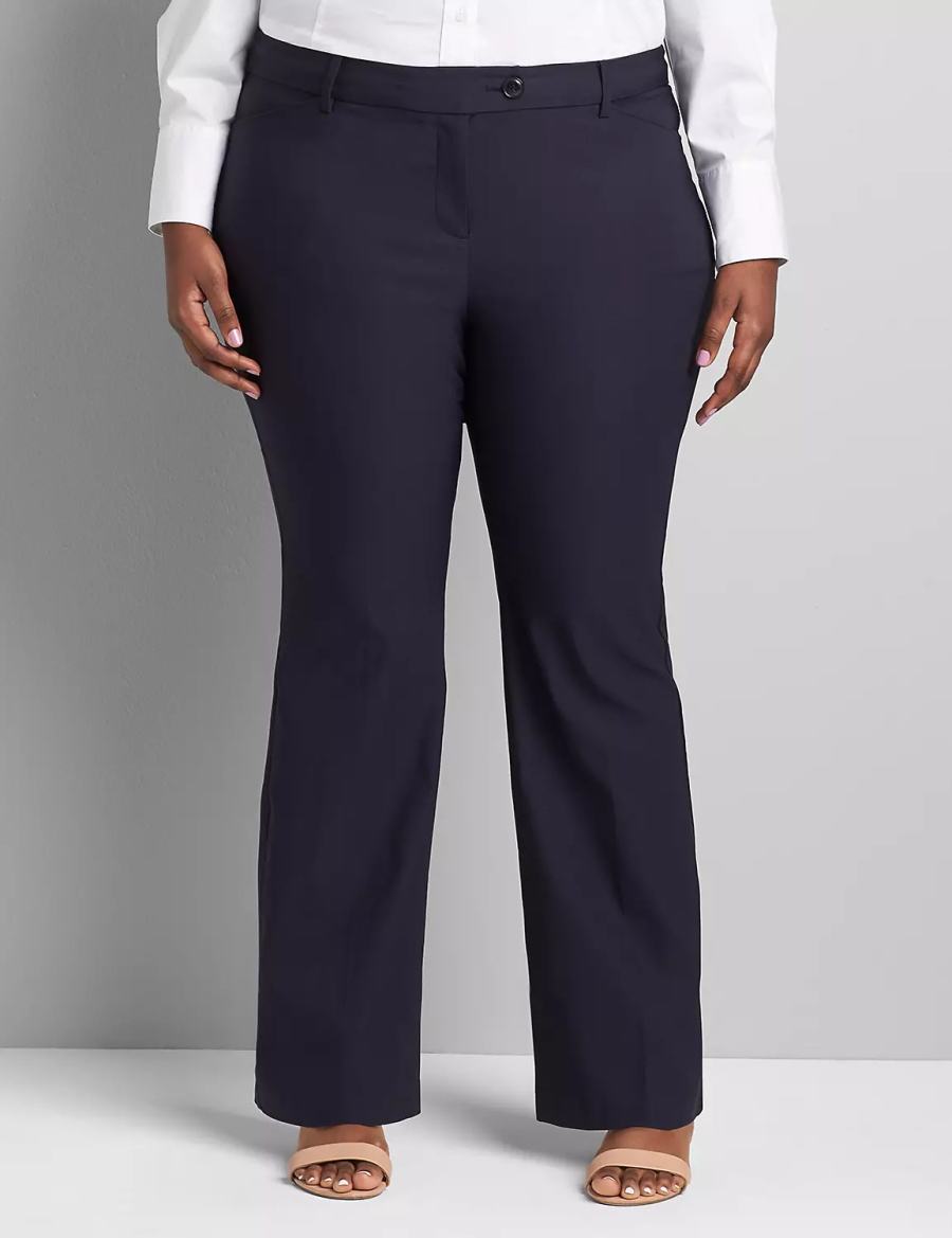 Lane Bryant Boot 4-Season Broek Dames Blauw | IIM7166BD