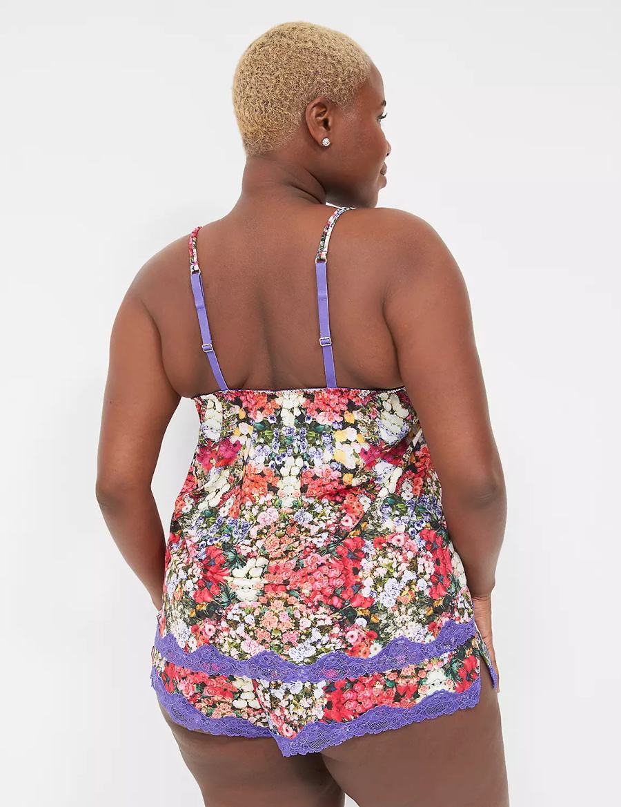 Lane Bryant Cami & Short Set Pyjama Dames Gekleurd | KDG7761KV