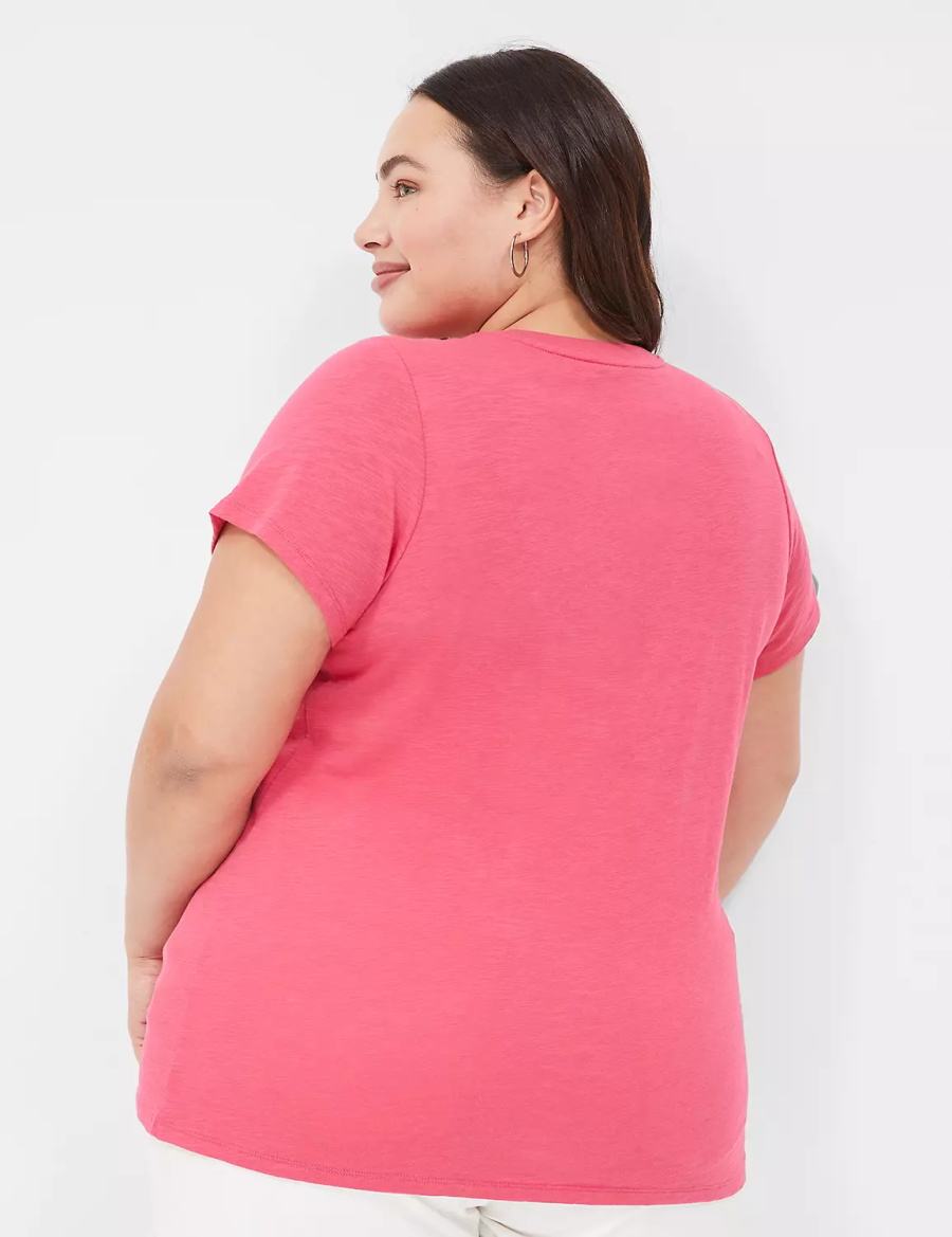 Lane Bryant Coca-Cola Graphic Tee T-shirts Dames Roze | UEK430DD