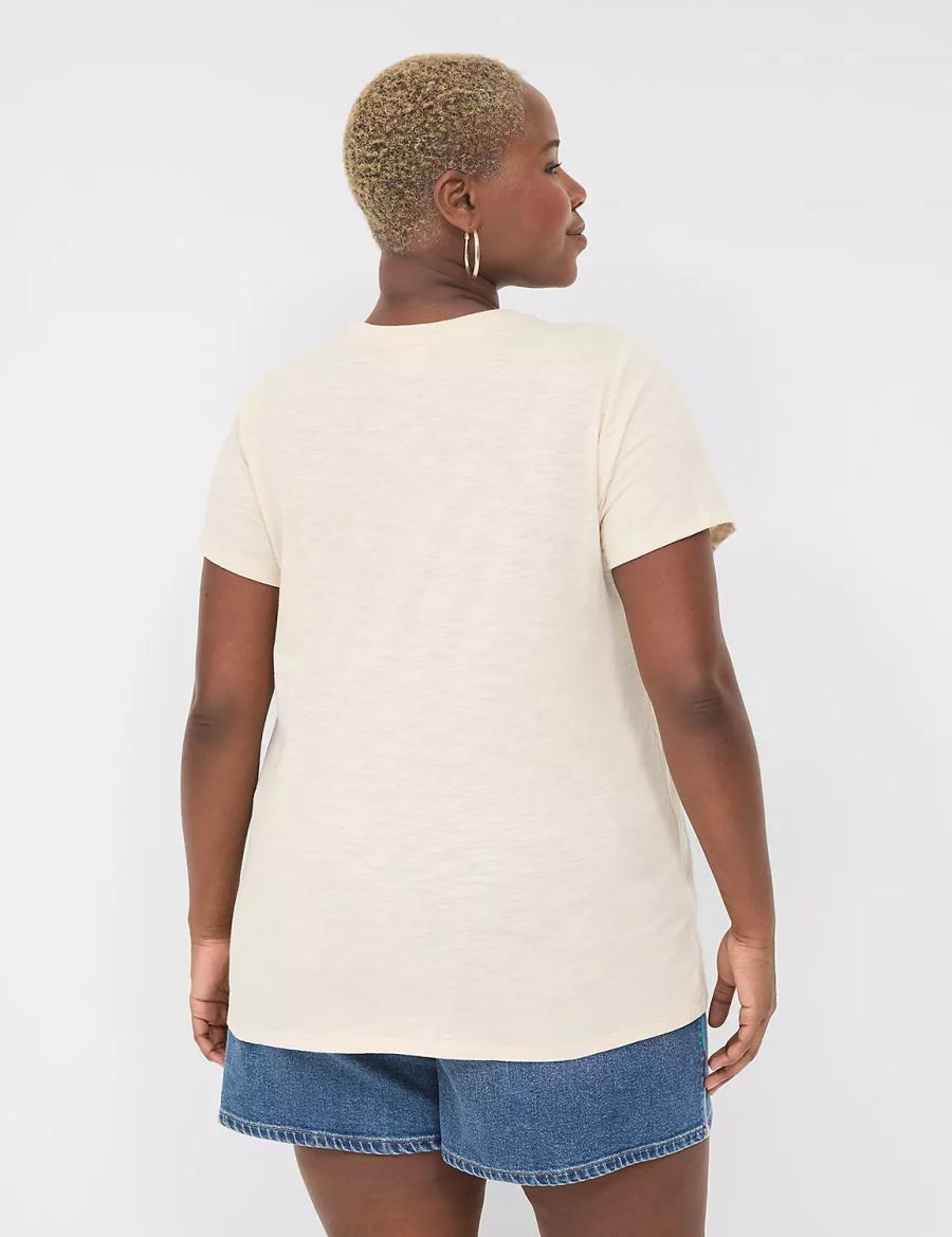 Lane Bryant Coca-Cola Graphic Tee T-shirts Dames Room Wit | WTT7070PM