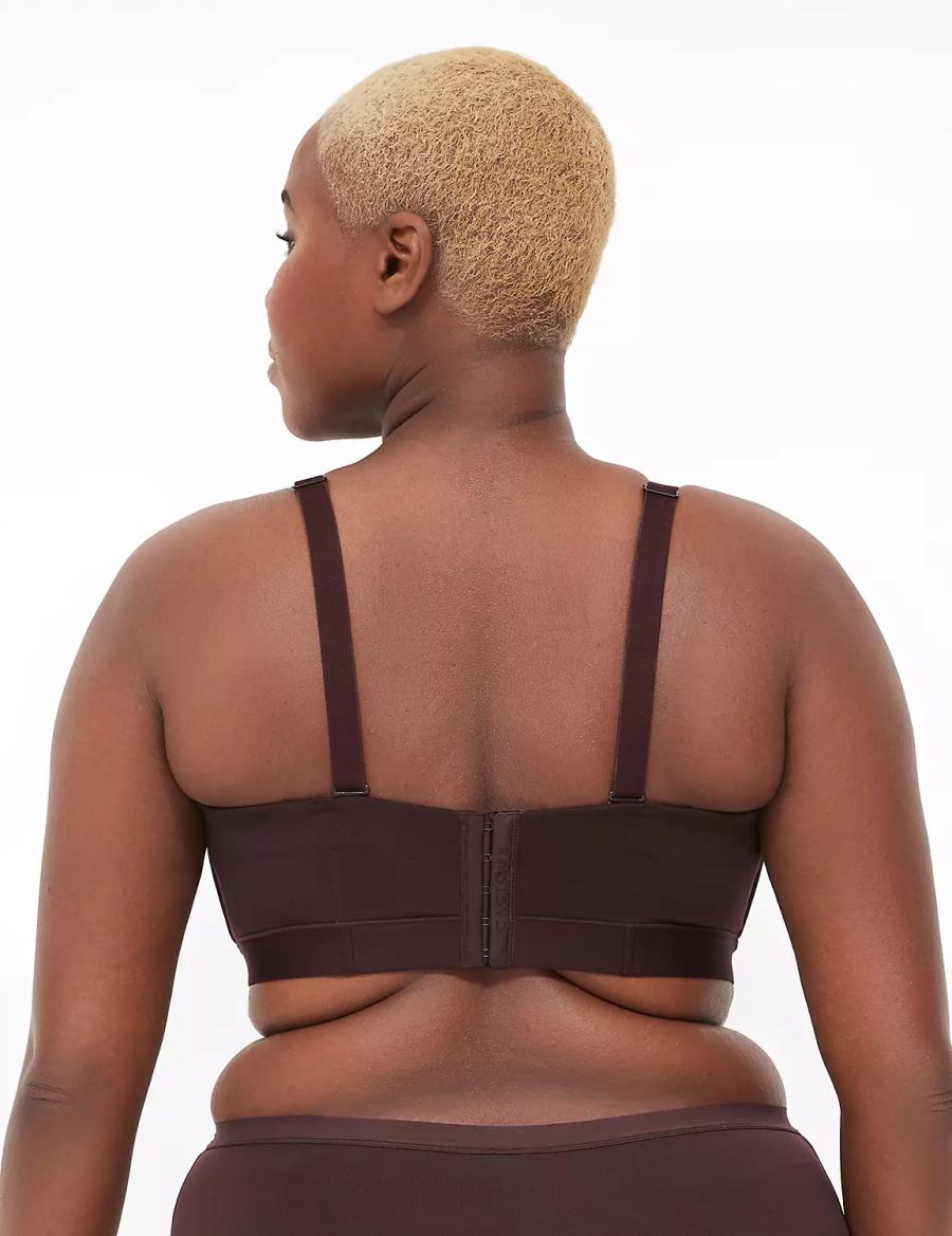Lane Bryant Comfort Bliss Lightly Lined Multi-Way Strapless BH Dames Chocola Paars | PAT5318MS