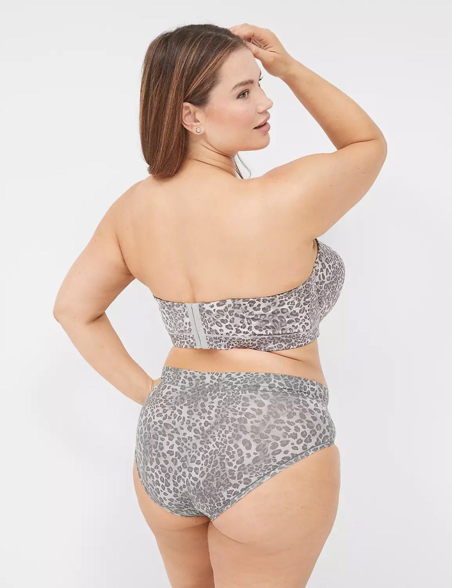 Lane Bryant Comfort Bliss Lightly Lined Multi-Way Strapless BH Dames Zwart Gekleurd | VQZ732NX