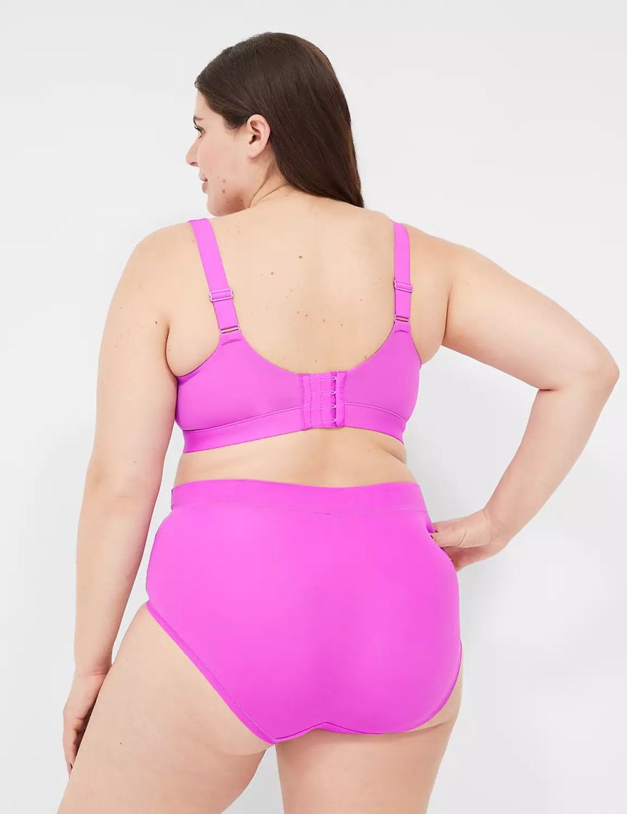 Lane Bryant Comfort Bliss Lightly Lined No-Wire Bralettes Dames Lichtpaars | SML823WZ