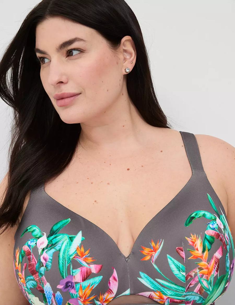 Lane Bryant Comfort Bliss Lightly Lined Full Coverage Bralettes Dames Groen Gekleurd | OJX6180VI