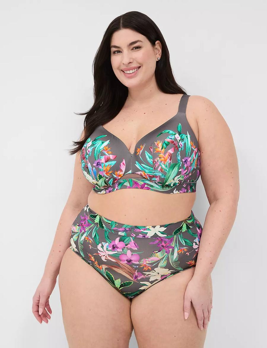 Lane Bryant Comfort Bliss Lightly Lined Full Coverage Bralettes Dames Groen Gekleurd | OJX6180VI
