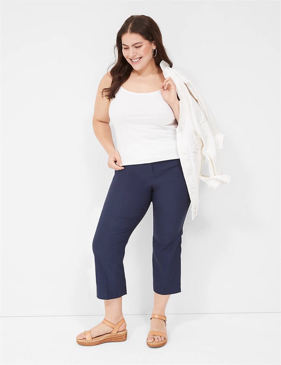 Lane Bryant Cotton Cami Tanktop Dames Wit | AYR453AL