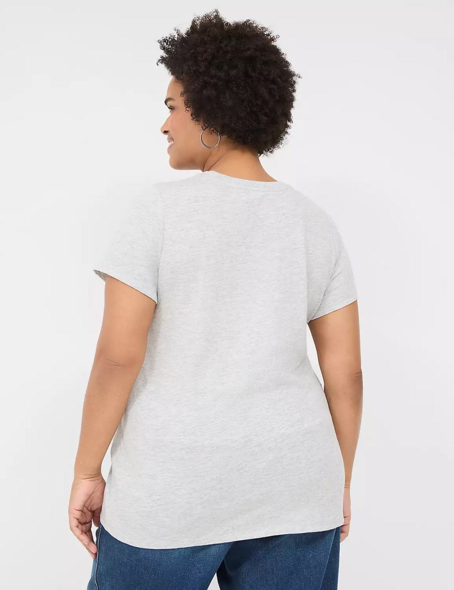 Lane Bryant Hakuna Matata Graphic Tee T-shirts Dames Grijs | GXF7541NP