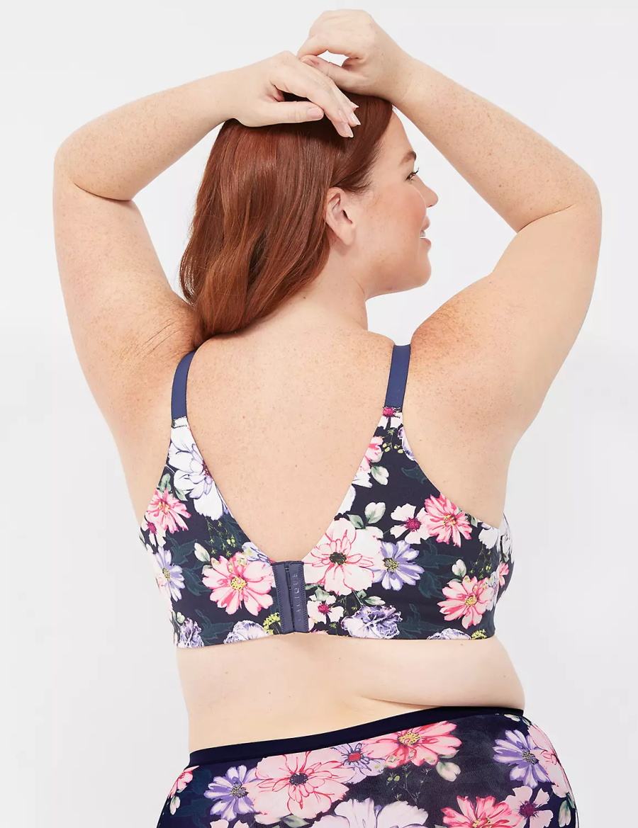 Lane Bryant Invisible Backsmoother Lightly Lined Full Coverage Bralettes Dames Blauw | RNC376EZ