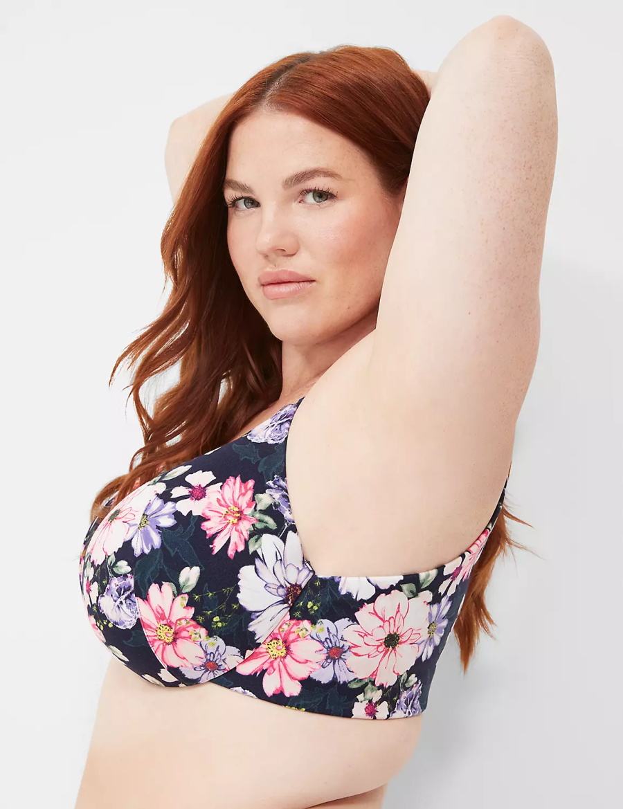 Lane Bryant Invisible Backsmoother Lightly Lined Full Coverage Bralettes Dames Blauw | RNC376EZ