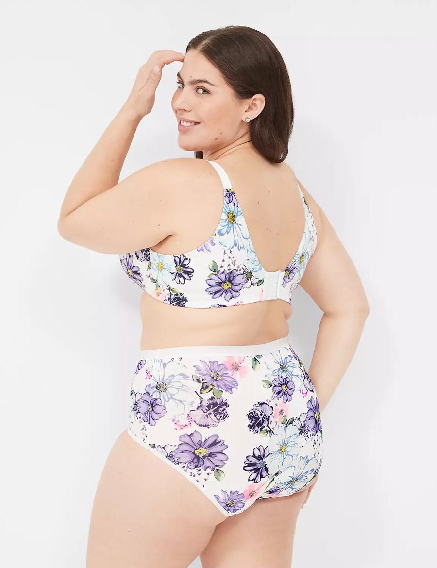 Lane Bryant Invisible Backsmoother Lightly Lined Balconette BH Dames Wit | VHE689LY