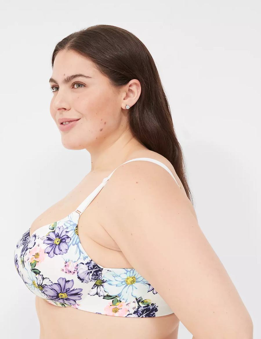 Lane Bryant Invisible Backsmoother Lightly Lined Balconette BH Dames Wit | VHE689LY
