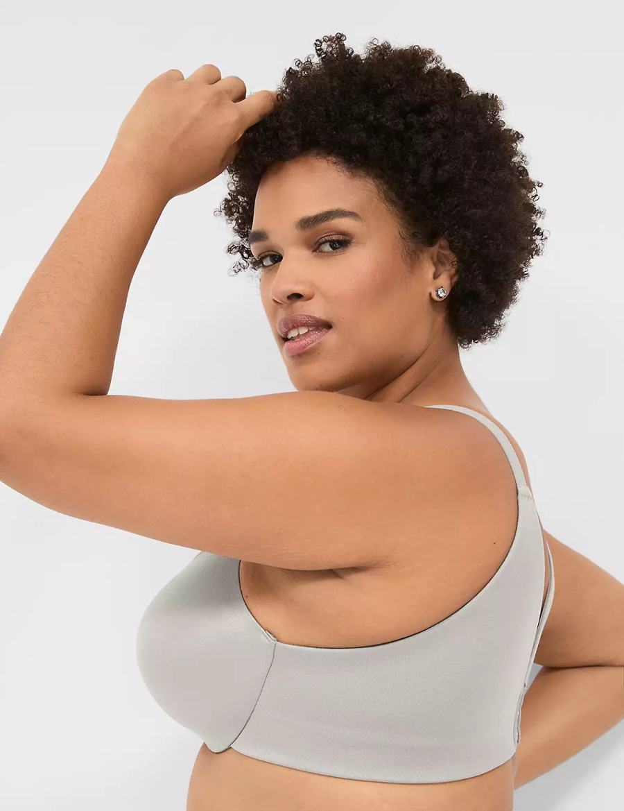 Lane Bryant Invisible Backsmoother Lightly Lined Balconette BH Dames Zilver | LKB819YF