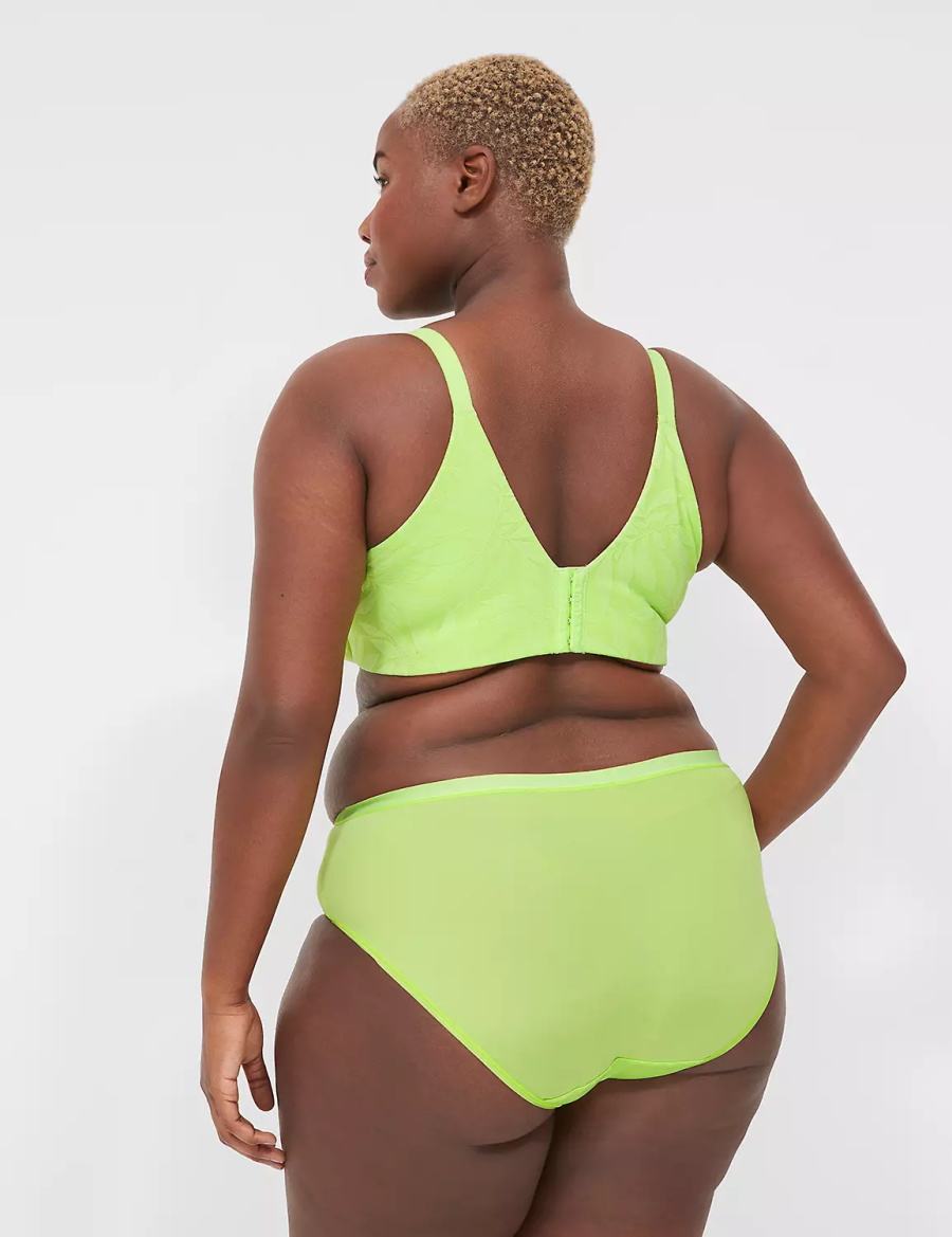 Lane Bryant Invisible Lace Backsmoother Full Coverage Bralettes Dames Groen | HFA5469JB