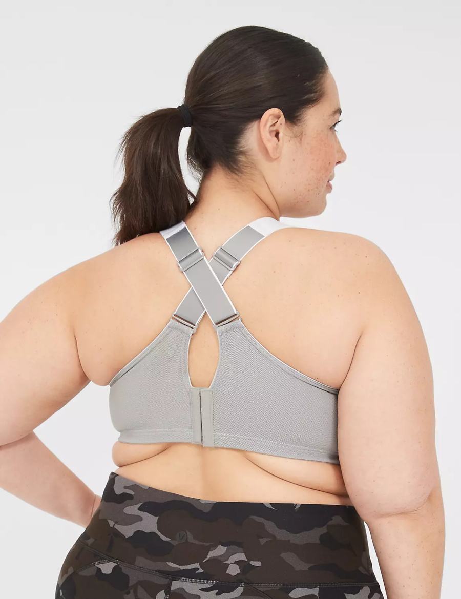 Lane Bryant LIVI Max Support Wicking Underwire Sport BH Dames Wit | DPH2023CM