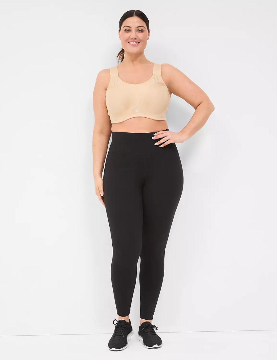 Lane Bryant LIVI Max Support Wicking Underwire Sport BH Dames Beige | CWV3413CE