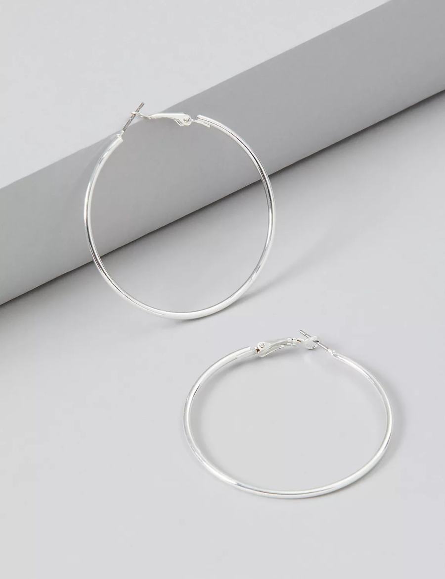 Lane Bryant Large Oorringen Dames Zilver | LXS2223BQ