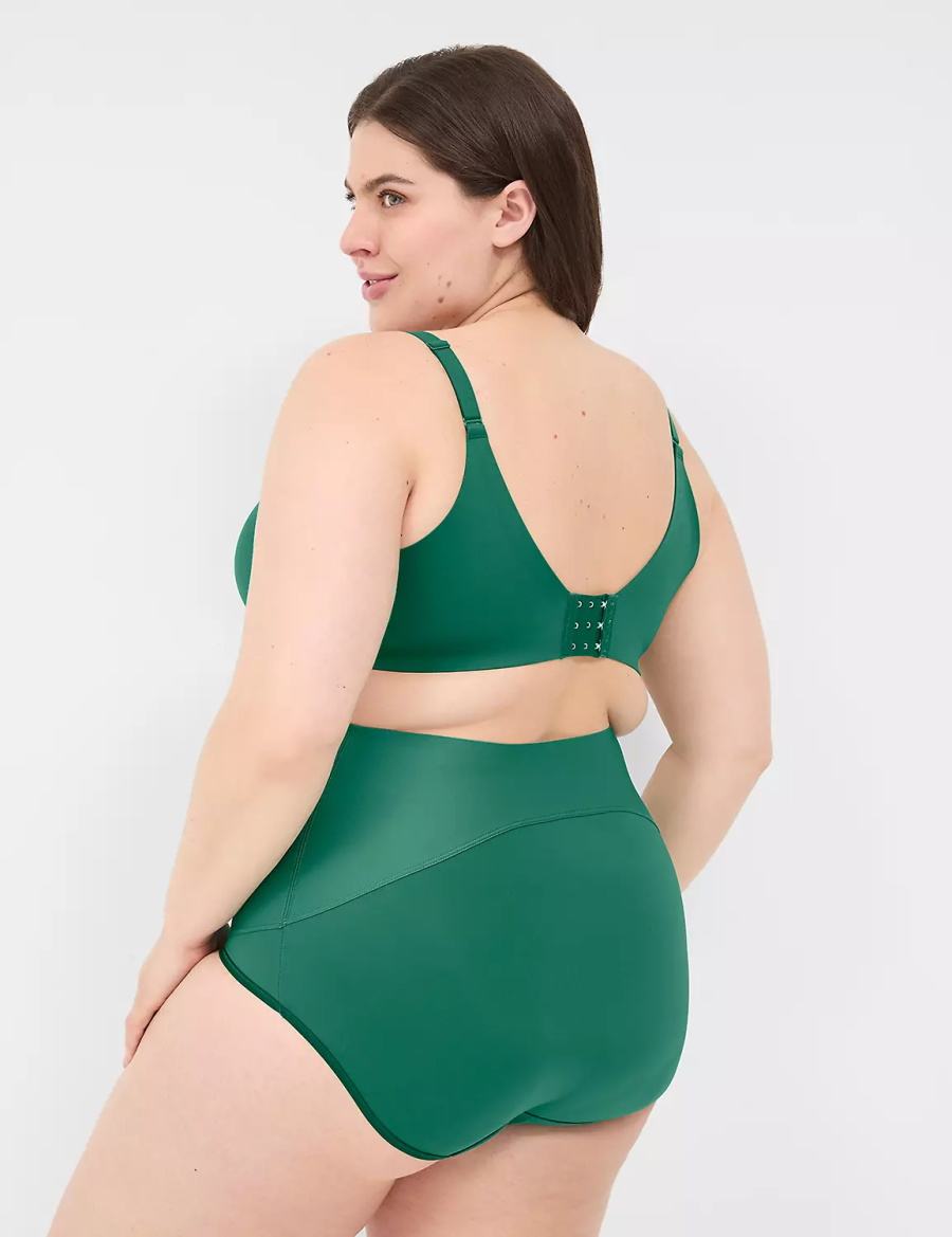 Lane Bryant Level 2 Totally Smooth High-Waist Slips Dames Donkergroen | HSX5172MN