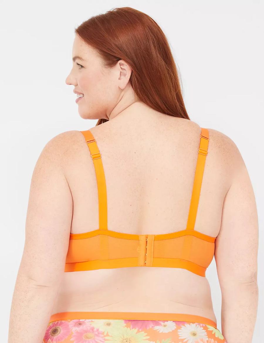 Lane Bryant Mesh Demi Ongevoerde BH Dames Geel | TSO3674IO