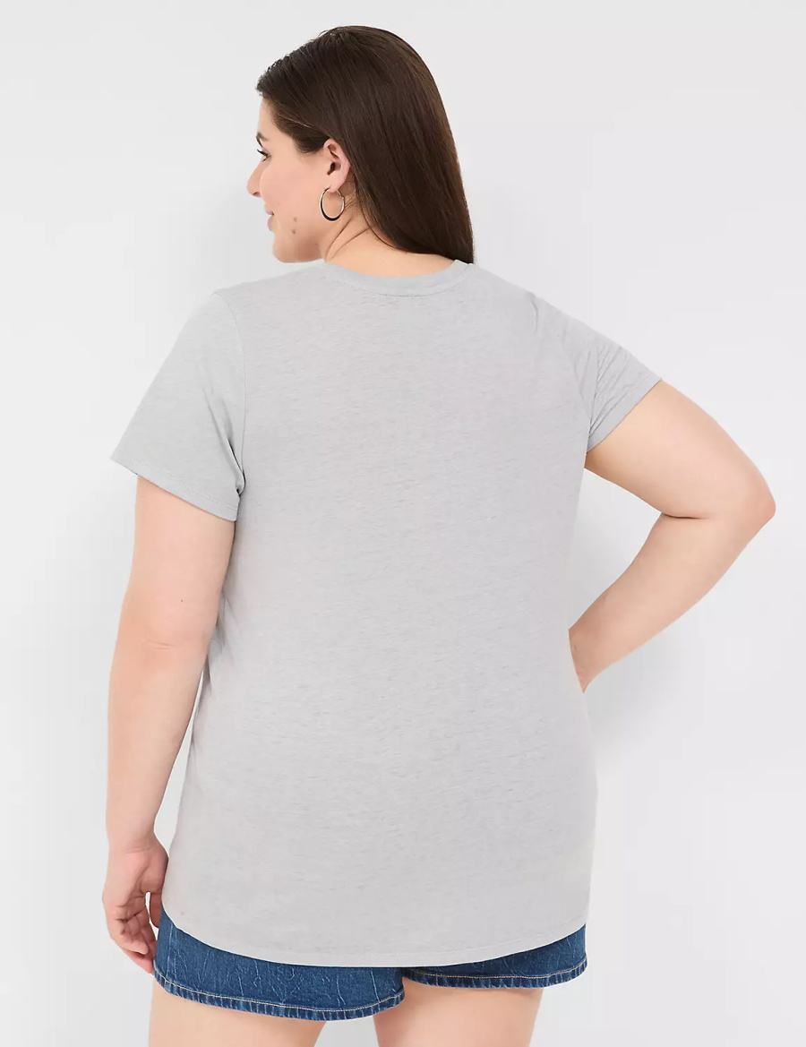 Lane Bryant Minnie Sunshine On My Mind Graphic Tee T-shirts Dames Grijs | YJD256JT