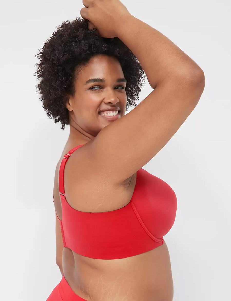 Lane Bryant Modern Luxe Lightly Lined Balconette BH Dames Rood | FEK7443CB
