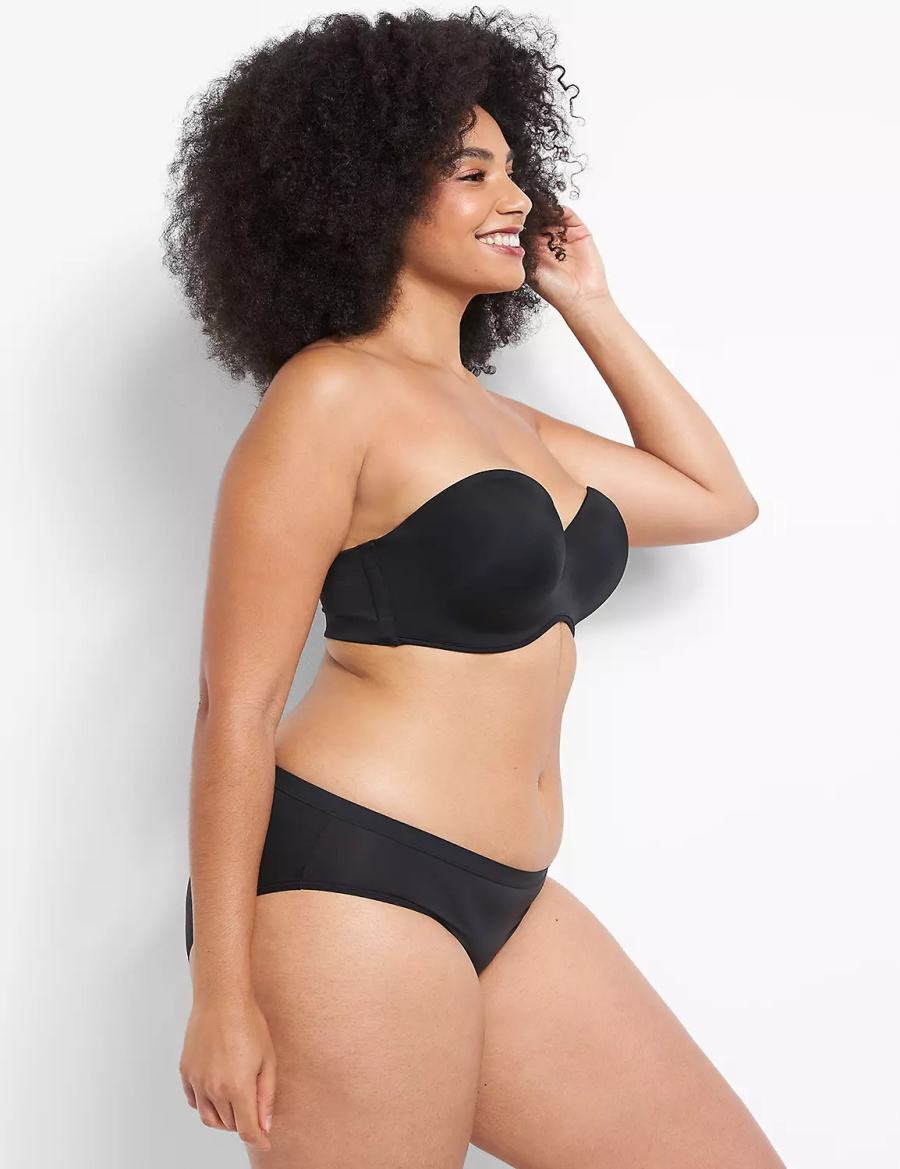 Lane Bryant Multi-Way Boost Strapless BH Dames Zwart | PYF7620OH