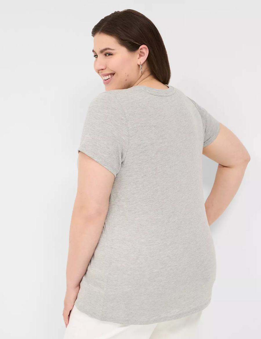 Lane Bryant Nashville Graphic Tee T-shirts Dames Lichtgrijs | PQE8363FM