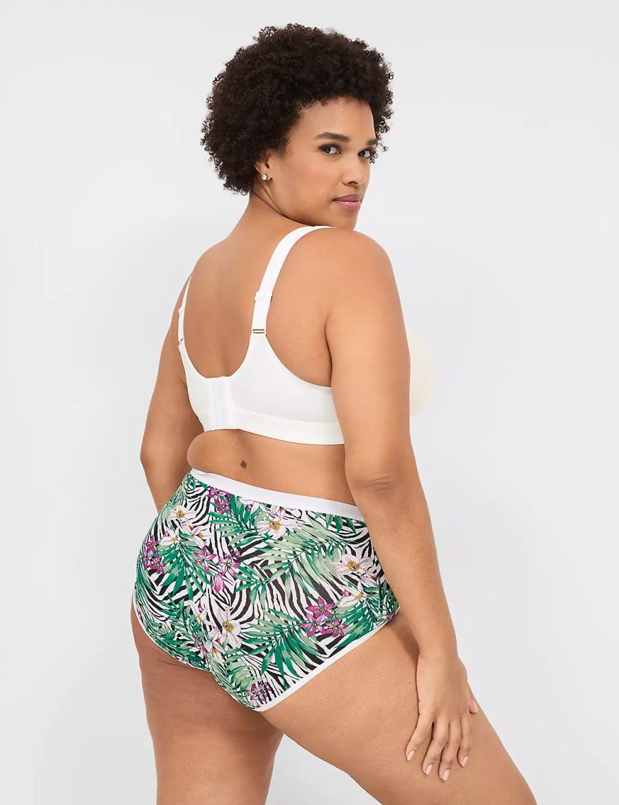 Lane Bryant No-Show Full Slips Dames Wit | COW7932UD