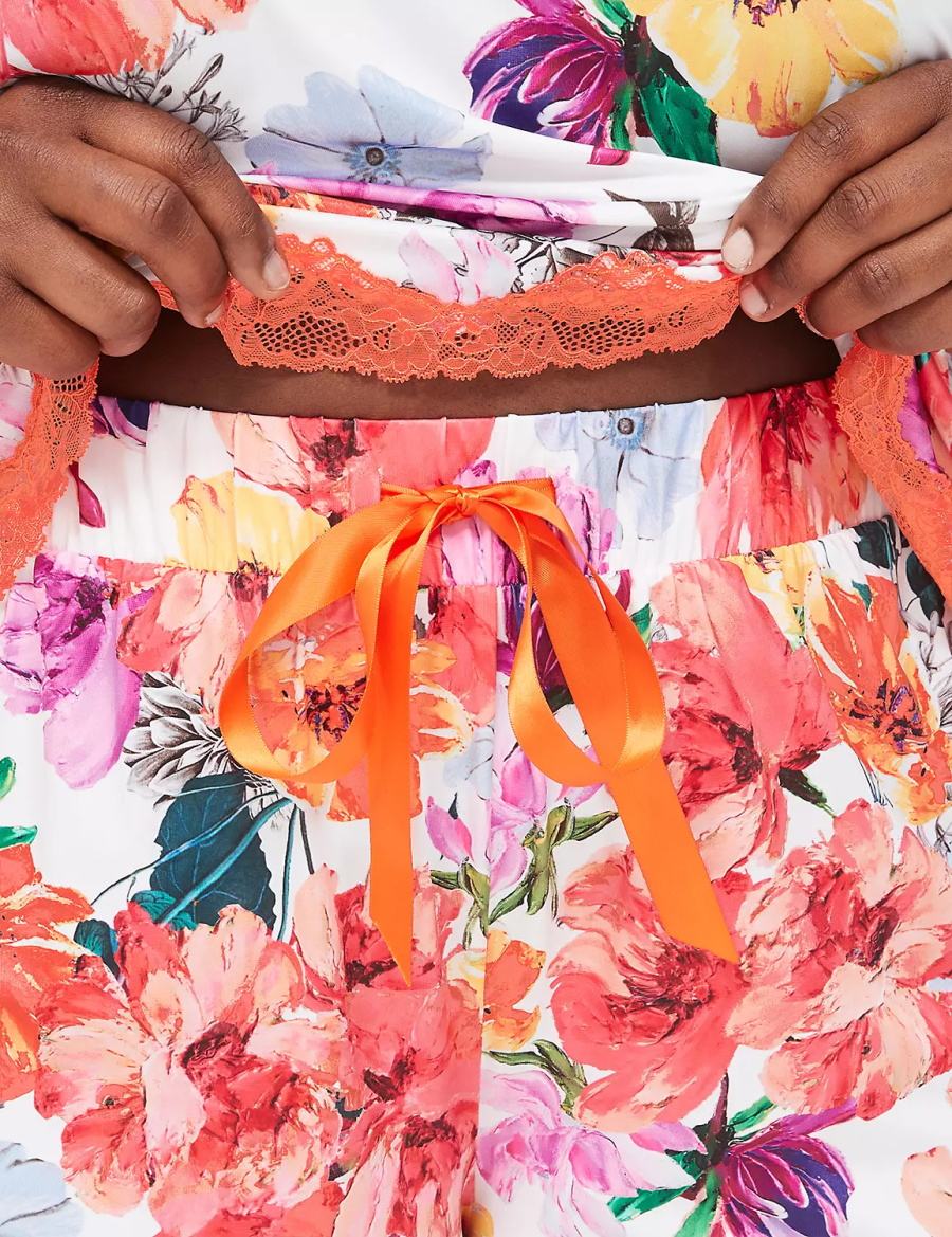 Lane Bryant Printed Cami & Pant PJ Set Pyjama Dames Oranje Gekleurd | SCJ6018RC