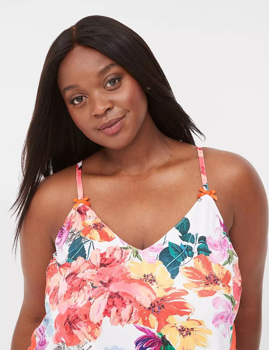 Lane Bryant Printed Cami & Pant PJ Set Pyjama Dames Oranje Gekleurd | SCJ6018RC