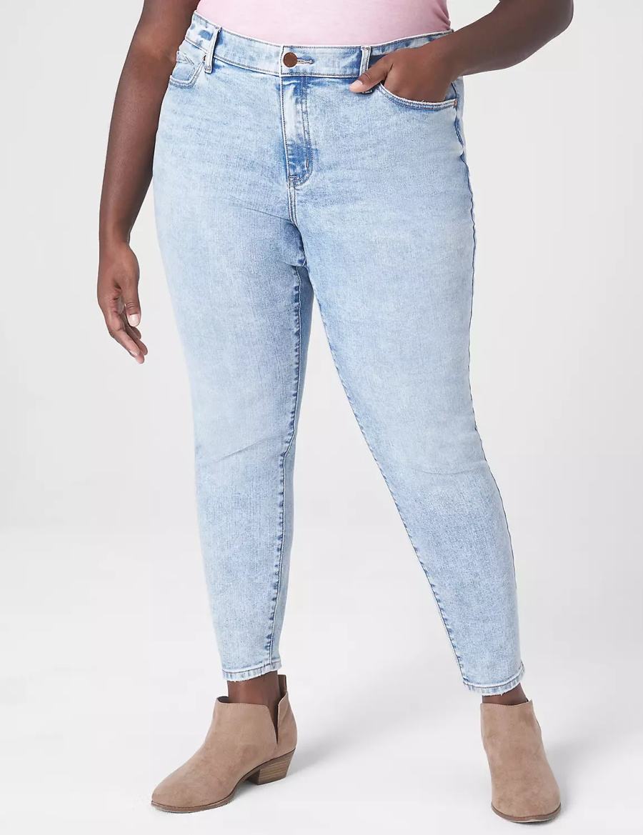 Lane Bryant Signature Fit Skinny Jeans Dames Lichtblauw | YMI2592OJ
