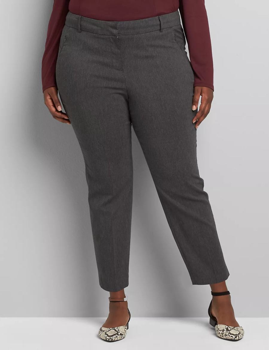 Lane Bryant Slim Ankle 4-Season Broek Dames Grijs | SPS132OG