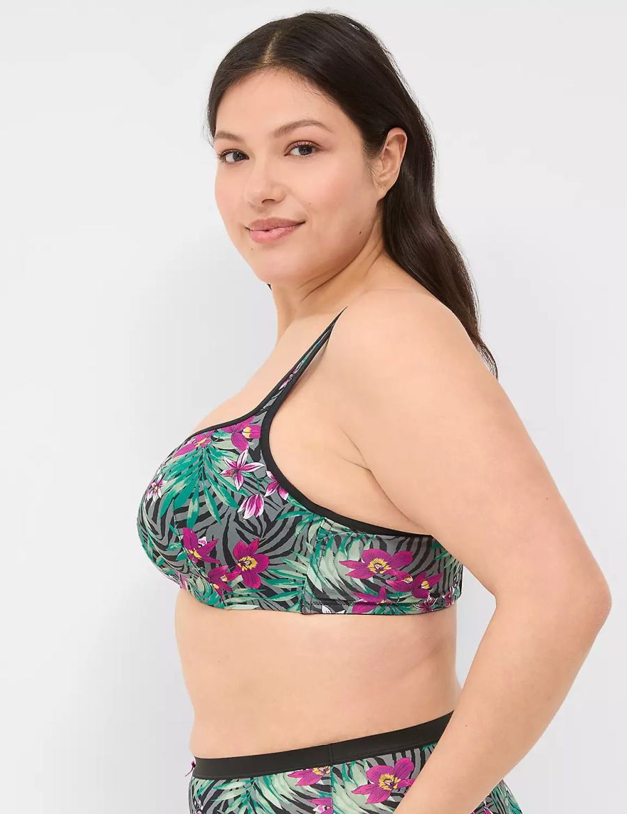 Lane Bryant Smooth Lightly Lined Balconette BH Dames Groen Gekleurd | HUQ7217IT