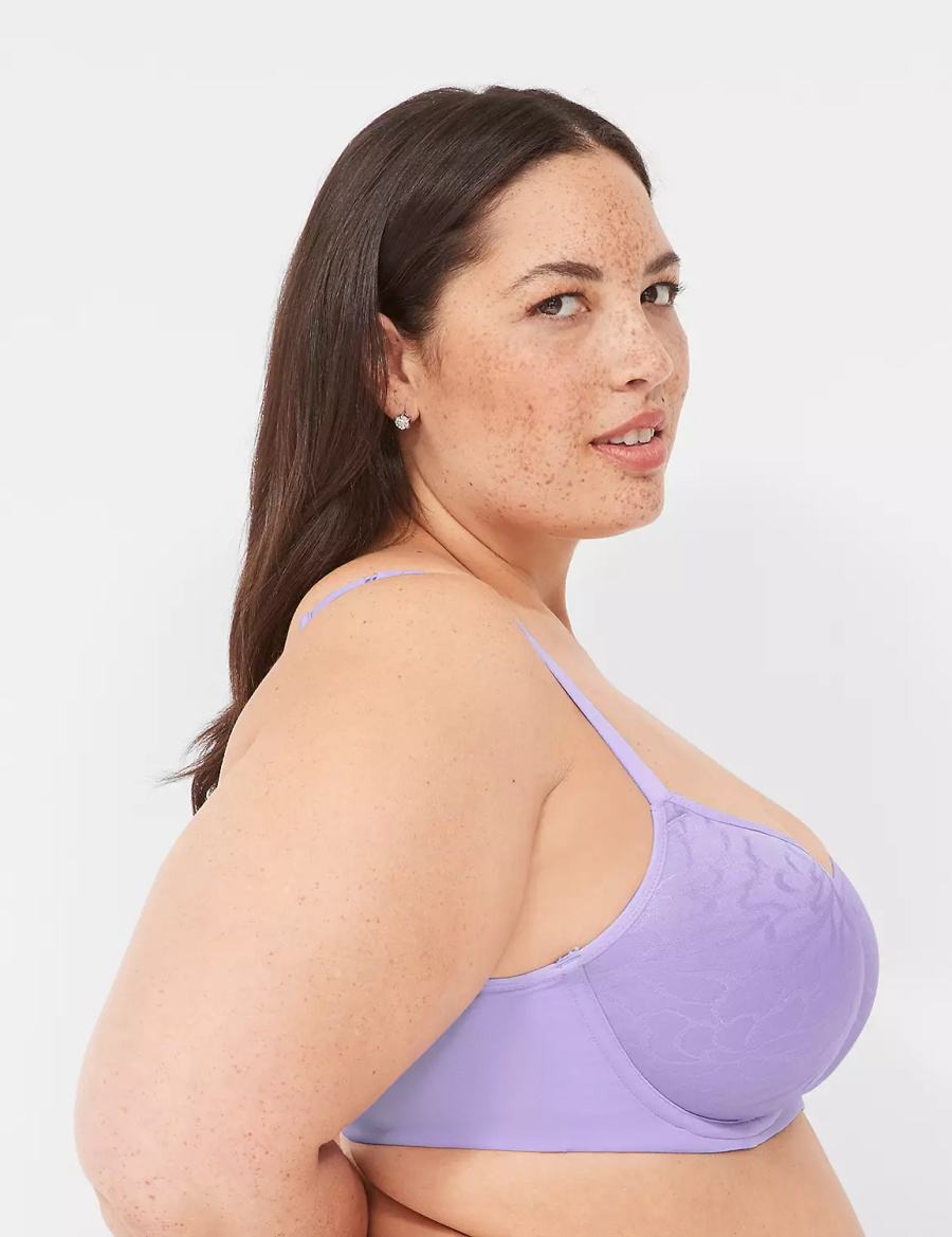 Lane Bryant Spacer Lightly Lined Balconette BH Dames Paars | LAN476KS