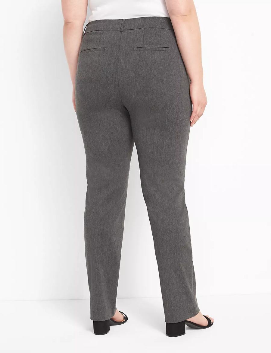 Lane Bryant Straight Leg 4-Season Broek Dames Grijs | BBH9615EU