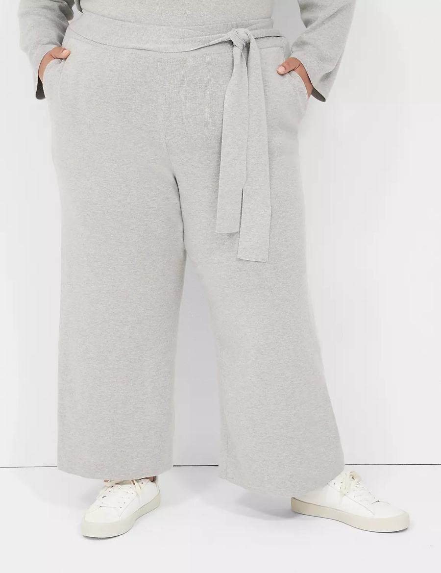 Lane Bryant Sweater Pull-On Broek Dames Lichtgrijs | HTS365YX