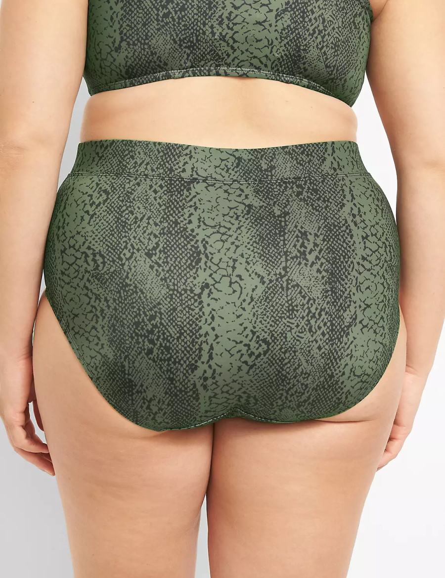 Lane Bryant Swim Slips Dames Donkergroen | AMQ4849HA
