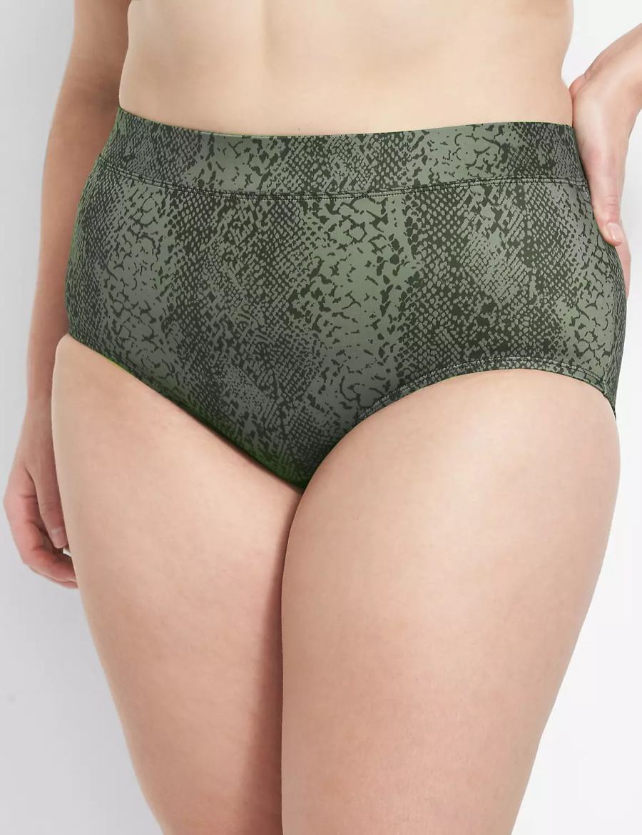 Lane Bryant Swim Slips Dames Donkergroen | AMQ4849HA