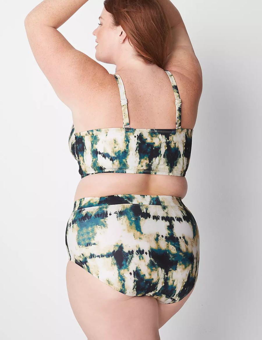 Lane Bryant Swim Slips Dames Groen Gekleurd | SOP2728DI