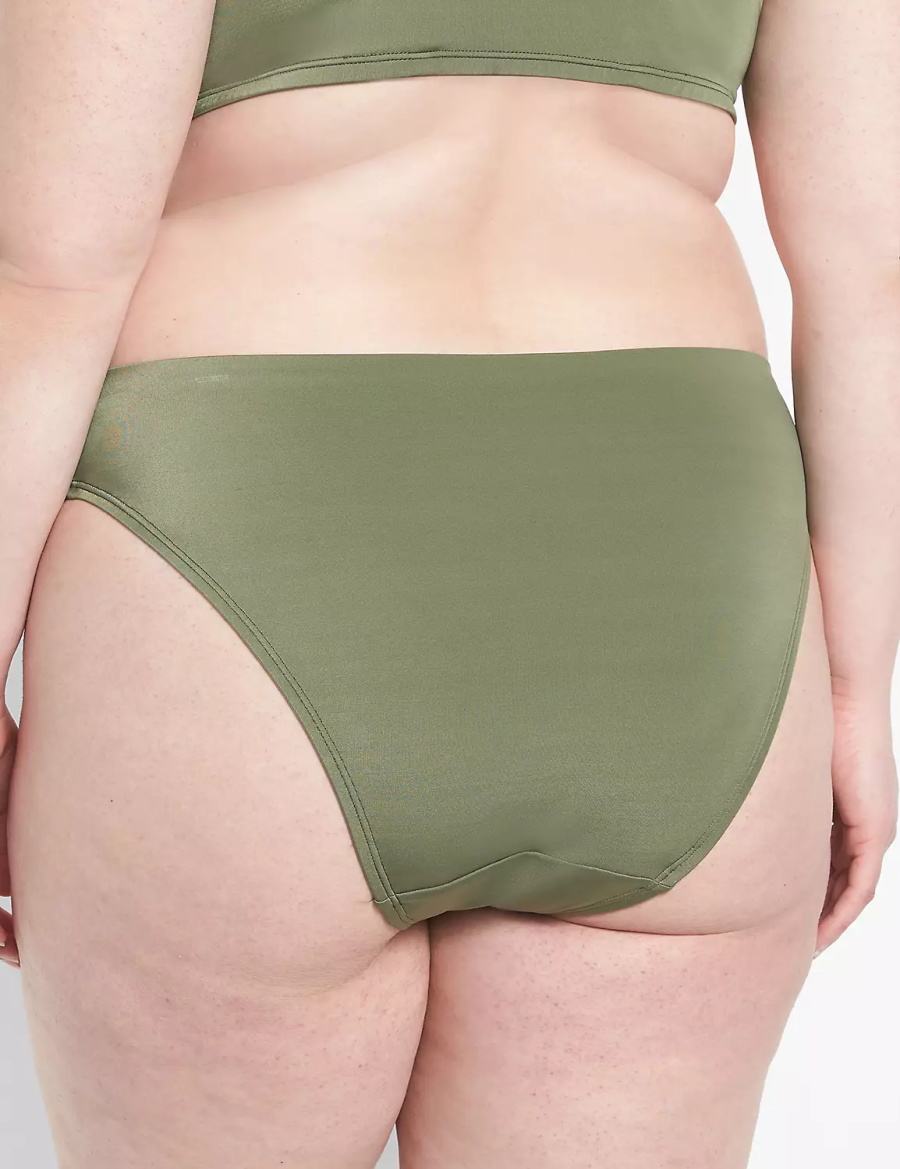 Lane Bryant Tanga Swim Slips Dames Donkergroen | MCQ1320WC