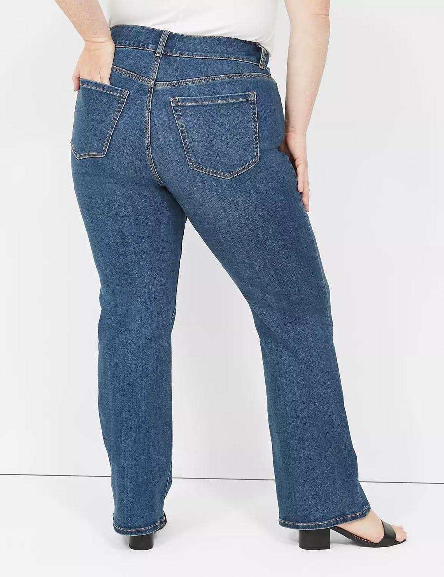 Lane Bryant Tighter Tummy High-Rise Boot Jeans Dames Blauw | RRN5430AA
