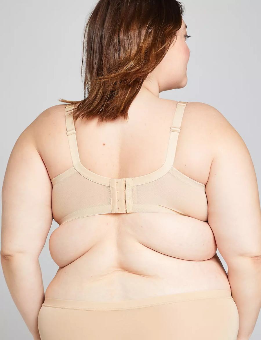 Lane Bryant Unlined with Lace Balconette BH Dames Beige | JCQ4723HE