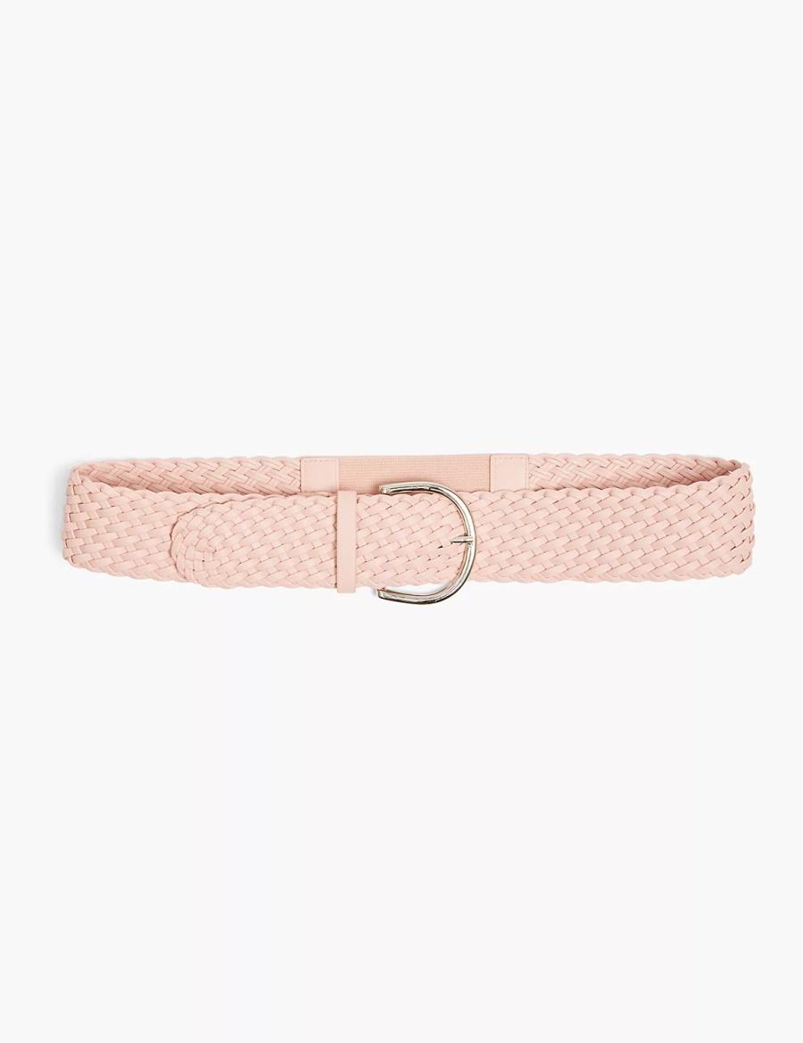 Lane Bryant Wide Faux-Leatherided Riemen Dames Roze | AOC9348VP